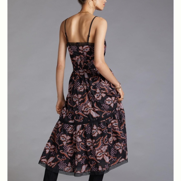 NWOT Embroidered Maxi Dress - Picture 3 of 14